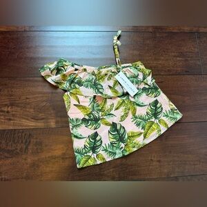 NWT Janie and Jack Palm Print Top 2T